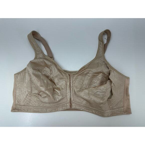 Playtex Womens Bra Size 46DD Brown Front Clasp E525 - Picture 1 of 8